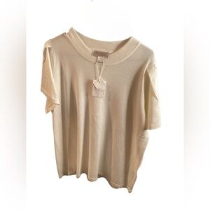 Finity Soft Cream Short Sleeve Tee